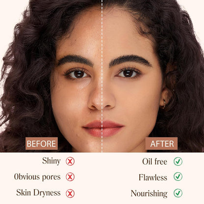 Color Changing Foundation 4 in 1 Medium Spectrum, Flawless Foundation Color Changing Makeup Full Coverage Concealer SPF50+, Hydrating Longwearing Waterproof Liquid Foundation for Mature Skin, 30Ml