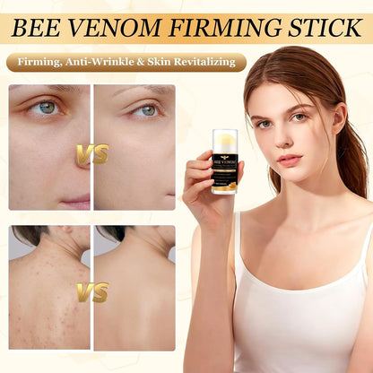 Bee Venom Cream Stick, 2 Pack Bee Venom Firming Stick Laugh Lines and anti Wrinkle, Firming Serum Stick for Face Lift and Neck Visibly Tighten, Reduces Blemishes